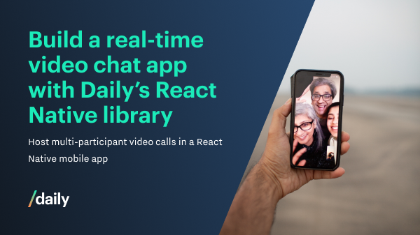 Video chat native react Build a