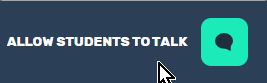 Toggling "Allow students to talk" option.
