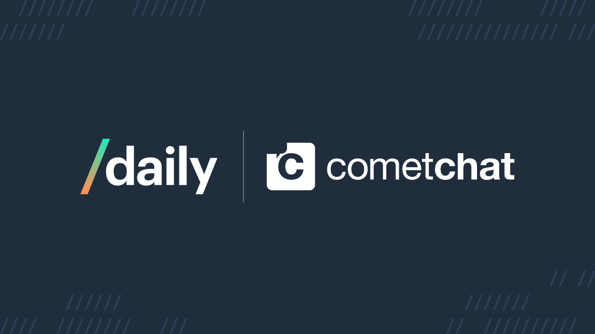 Tutorial Integrate CometChat’s chat widget into a Daily video app for an enriched chat experience