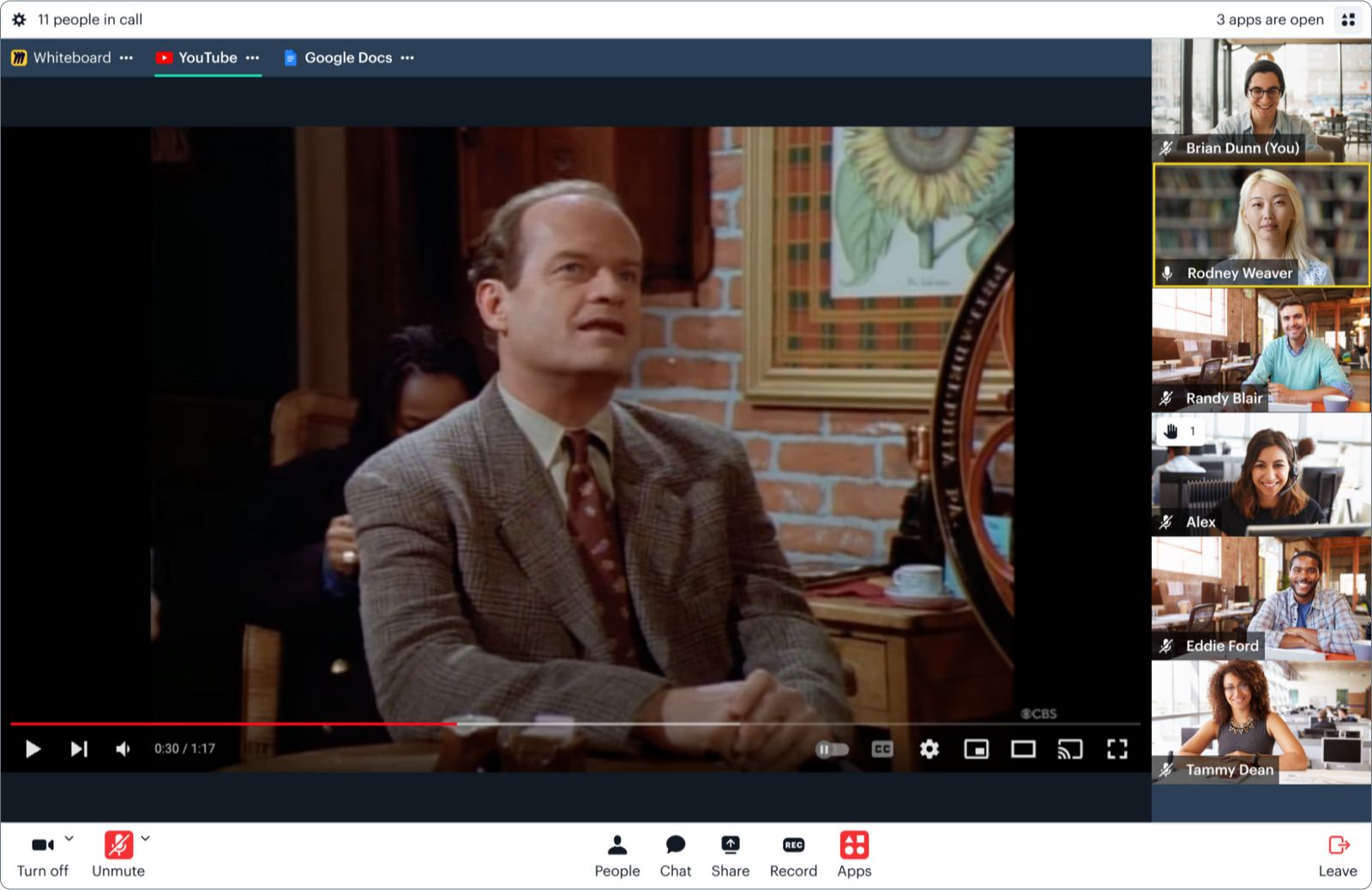 Daily Prebuilt showing Seinfeld in a YouTube integration