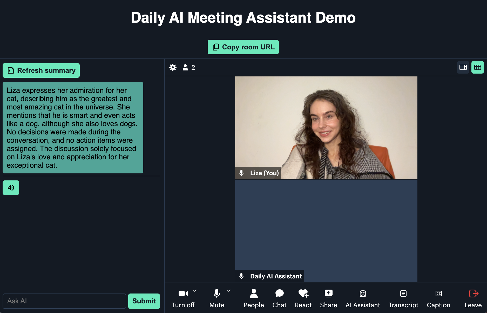 Build a real-time AI video meeting assistant with Daily and OpenAI