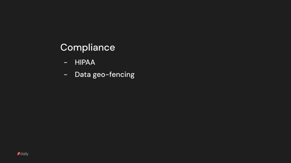 HIPAA and data geo-fencing compliance for real-time video
