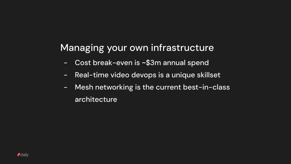 Managing your own video infrastructure