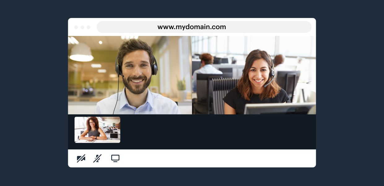 How to embed video calls on your own domain