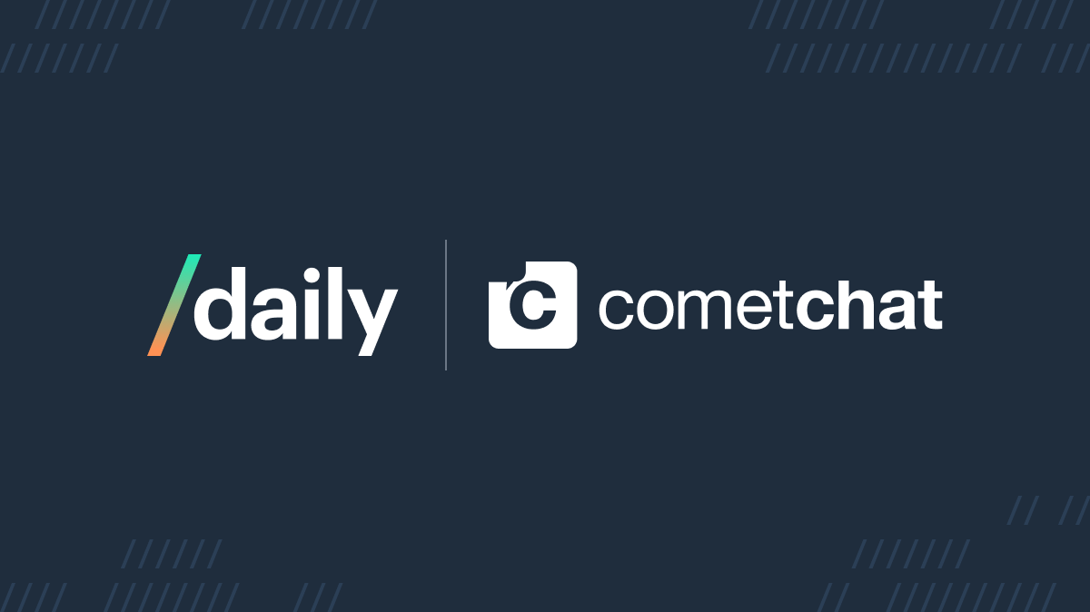 Tutorial: Integrate CometChat’s chat widget into a Daily video app for an enriched chat experience