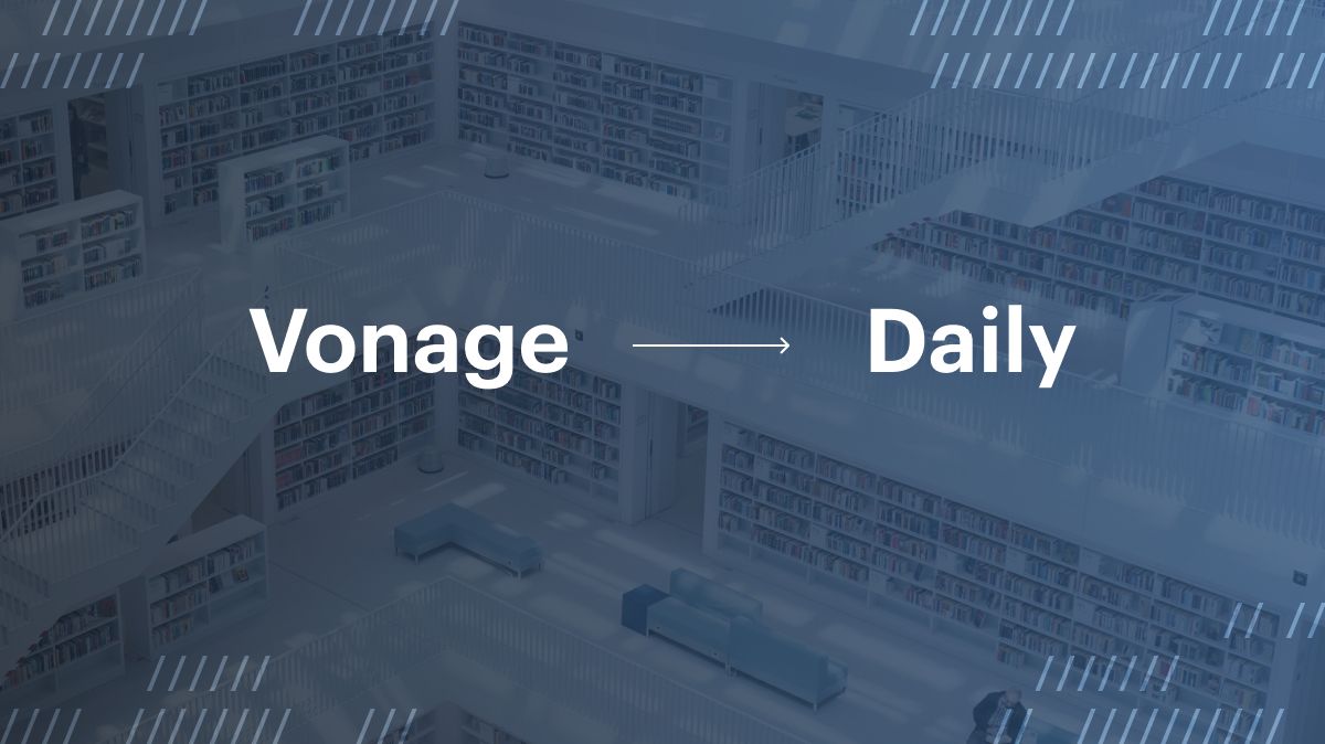 Resources to switch to Daily’s video SDK from Vonage OpenTok
