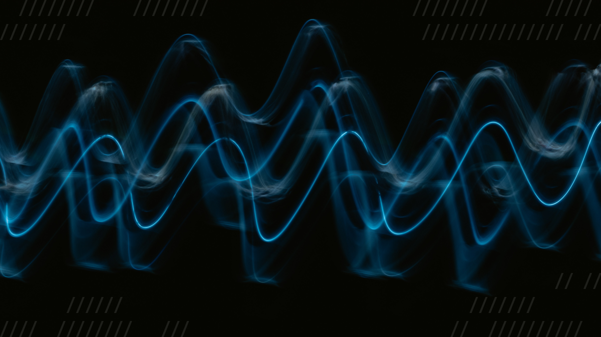 Blue lines oscillating horizontally